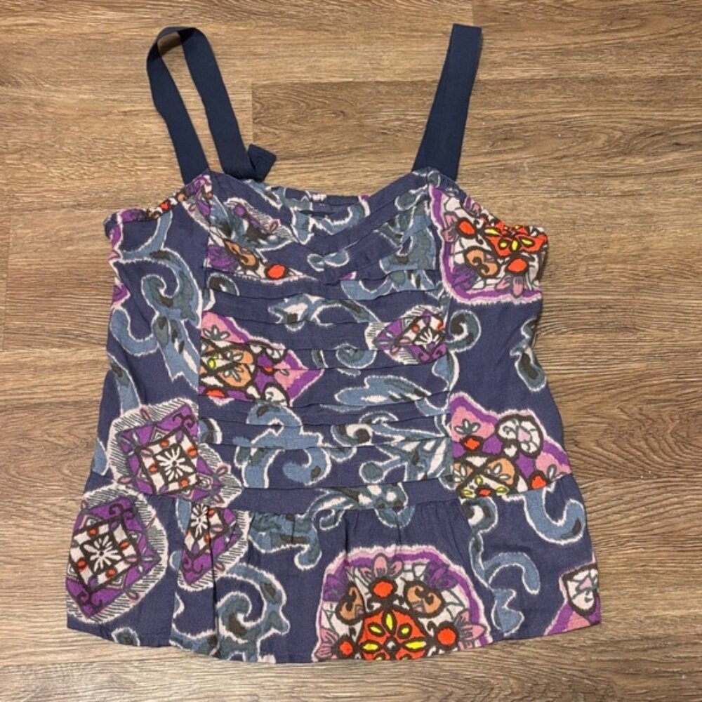 women’s blue american eagle tank